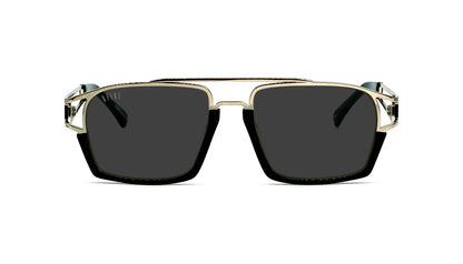 9FIVE Kingpin Black &amp; Gold Sunglasses