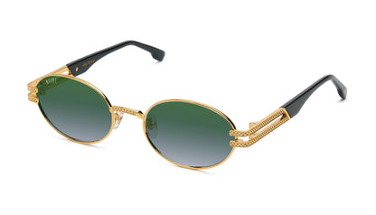 EU Exclusive: 9FIVE Lotus Gold - Green Gradient Lens