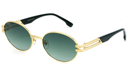 EU Exclusive: 9FIVE Lotus XL Gold - Green Blue Gradient Lens