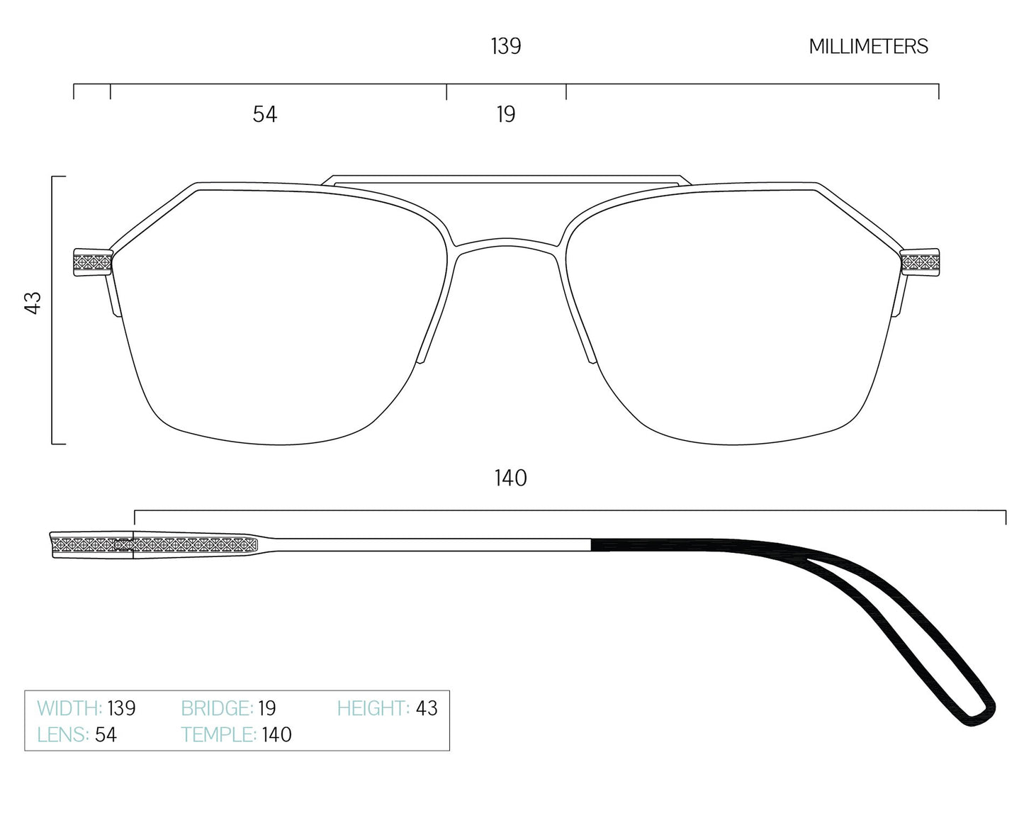 Hors-série: 9FIVE Quarter Black & Gold – Green Gradient Sunglasses