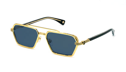 9FIVE Reigns Black & Gold - Blue Photochromic Lens