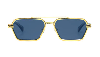 9FIVE Reigns Black & Gold - Blue Photochromic Lens