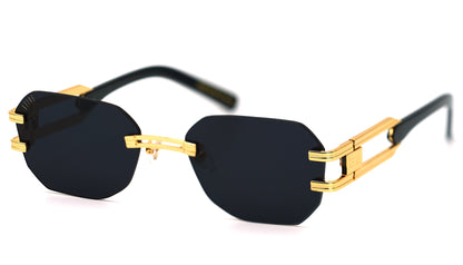 9FIVE Royals Lite XL Black & Gold – Sunglasses