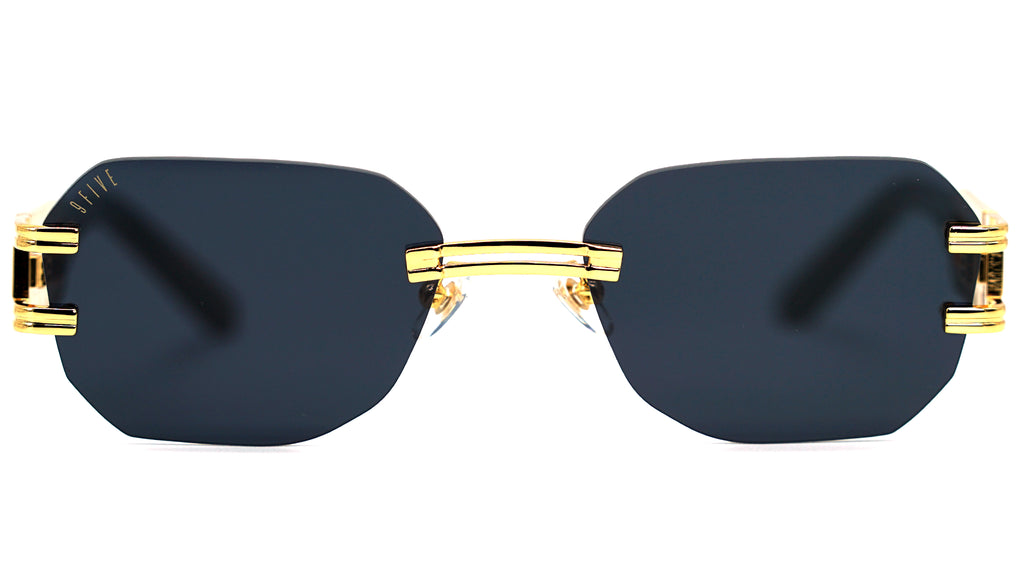 9FIVE Royals Lite <strong>XL </strong> Black & Gold – Sunglasses