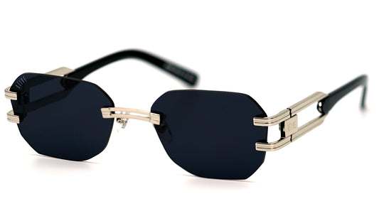 9FIVE Royals Lite <strong>XL </strong> Black & Platinum - Sunglasses