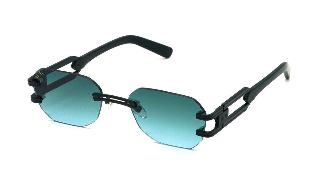 9FIVE Royals Lite Matte Blackout - Teal Gradient Lens