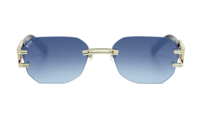 Special Edition: 9FIVE Royals Lite XL Black & Platinum – Blue Lens