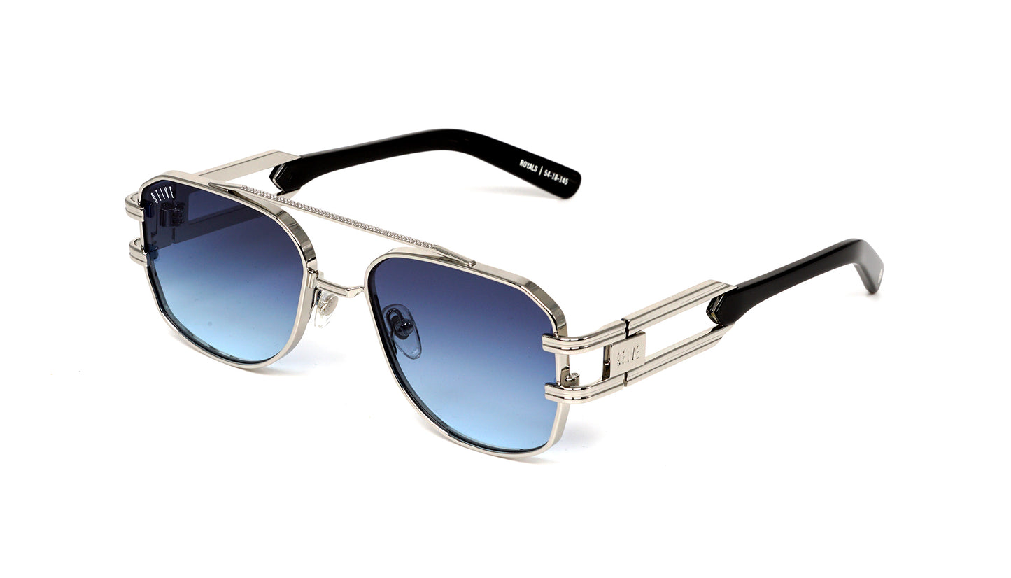 Special Edition: 9FIVE Royals Platinum w/ Midnight Blue Lens