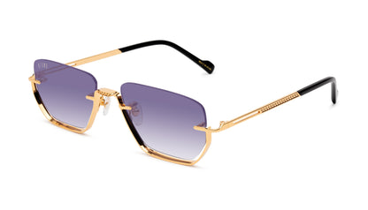 Special Edition: 9FIVE Villa Black &amp; Gold - Blue UG40 Gradient Lens