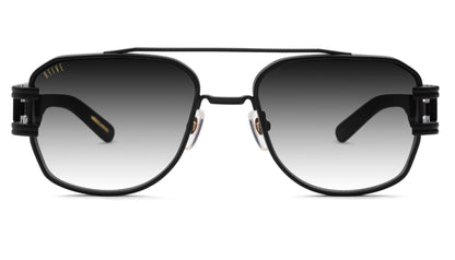 9FIVE Royals XL Matte Black - Gradient Lens