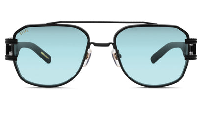 9FIVE Royals XL  Matte Black - Teal gradient Lens