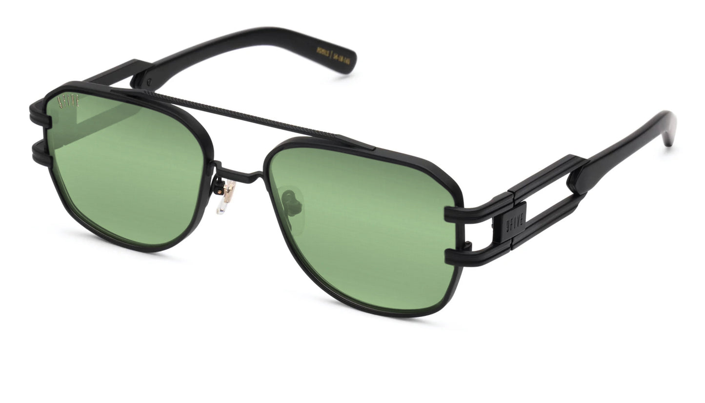 9FIVE Royals <STRONG>XL </STRONG> Matte Black - Olive gradient Lens