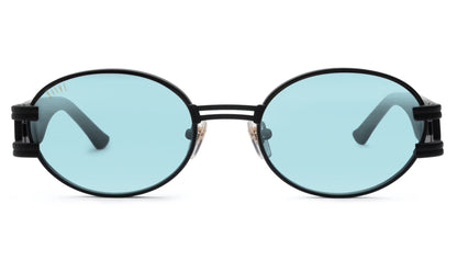9FIVE St. James XL Matte Black - Teal gradient Lens