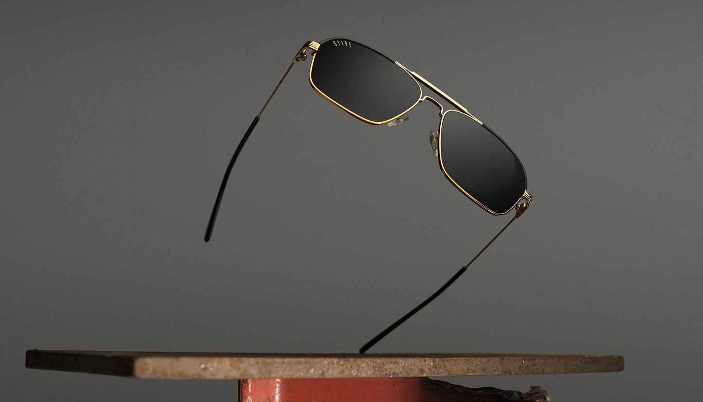 9FIVE AVIAN 24K Gold Sunglasses