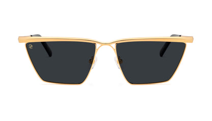 9FIVE Lucia Black & Gold Sunglasses