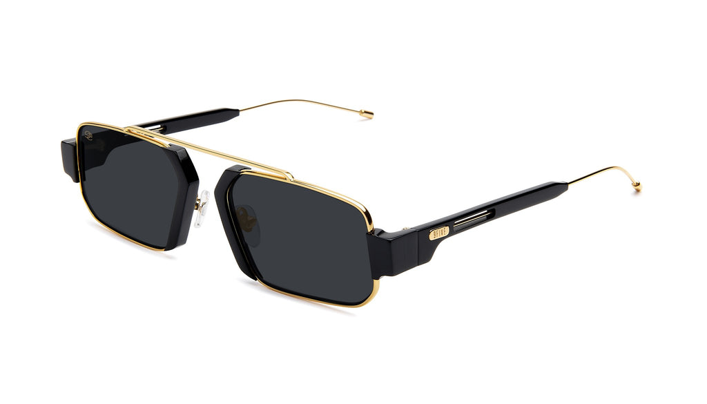 9FIVE Logan Black & Gold Sunglasses