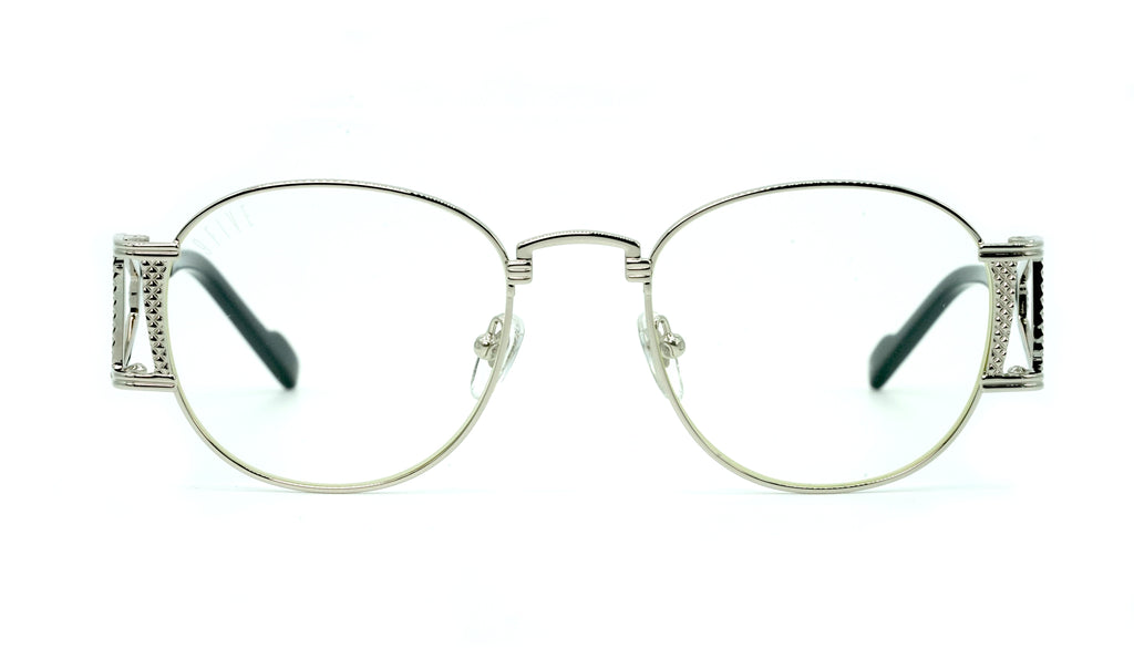 9FIVE Legacy Platinum Clear Lens Glasses