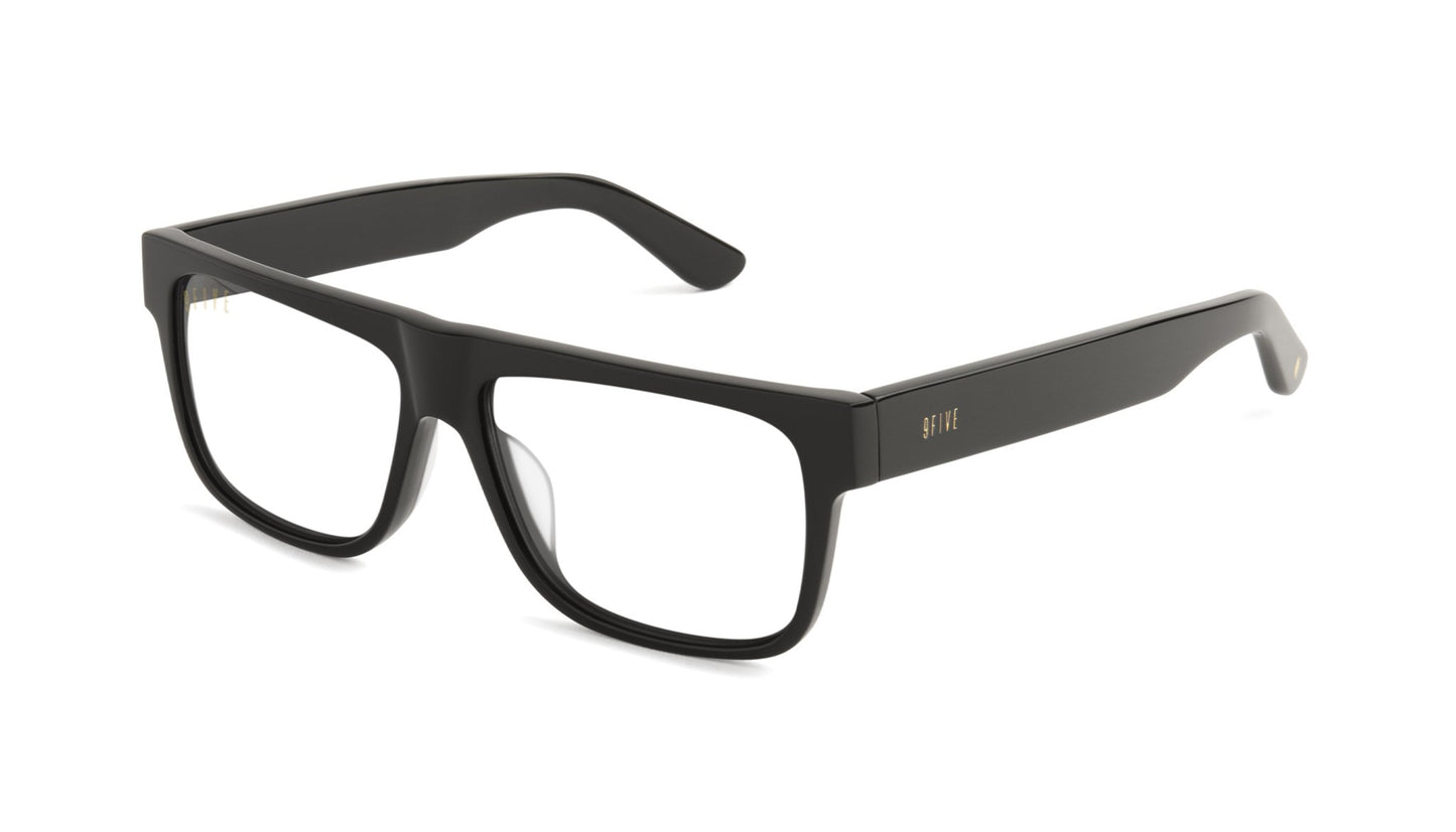 9FIVE 21 Black Clear Lens Glasses