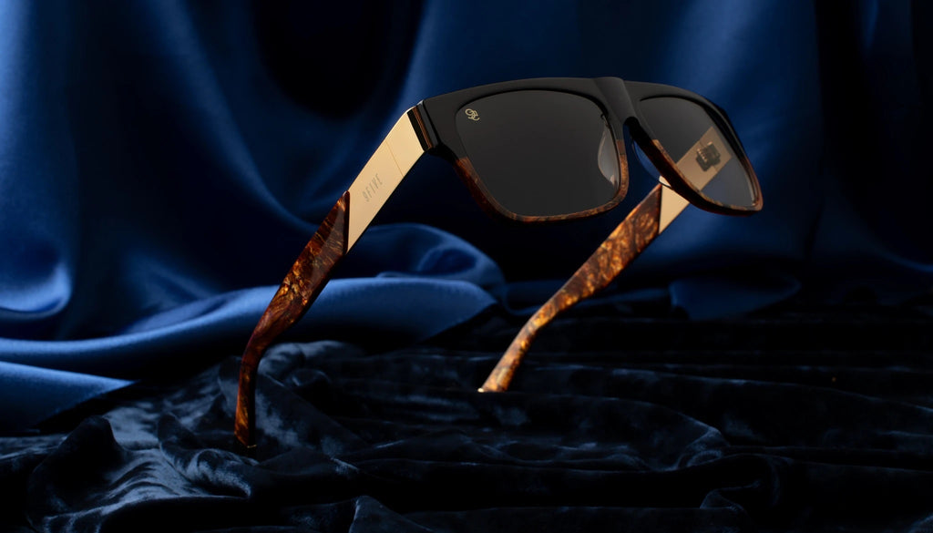 9FIVE 22 Gold Marble Sunglasses