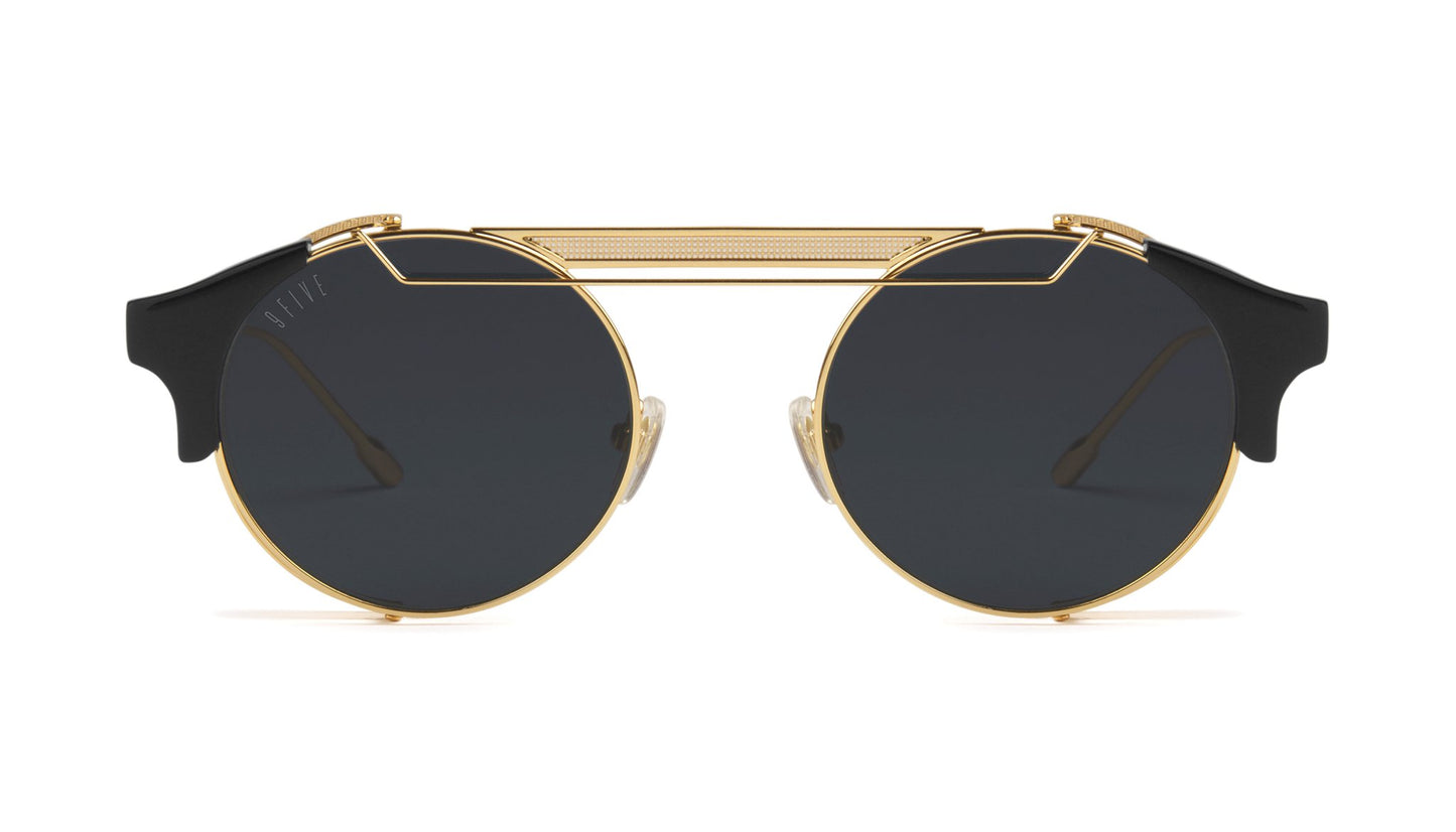 9FIVE 88 Black & 24k Gold Sunglasses