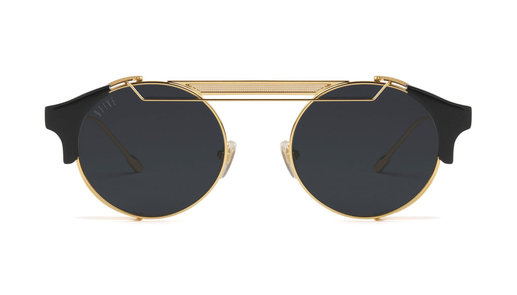 9FIVE 88 Black & 24k Gold Sunglasses