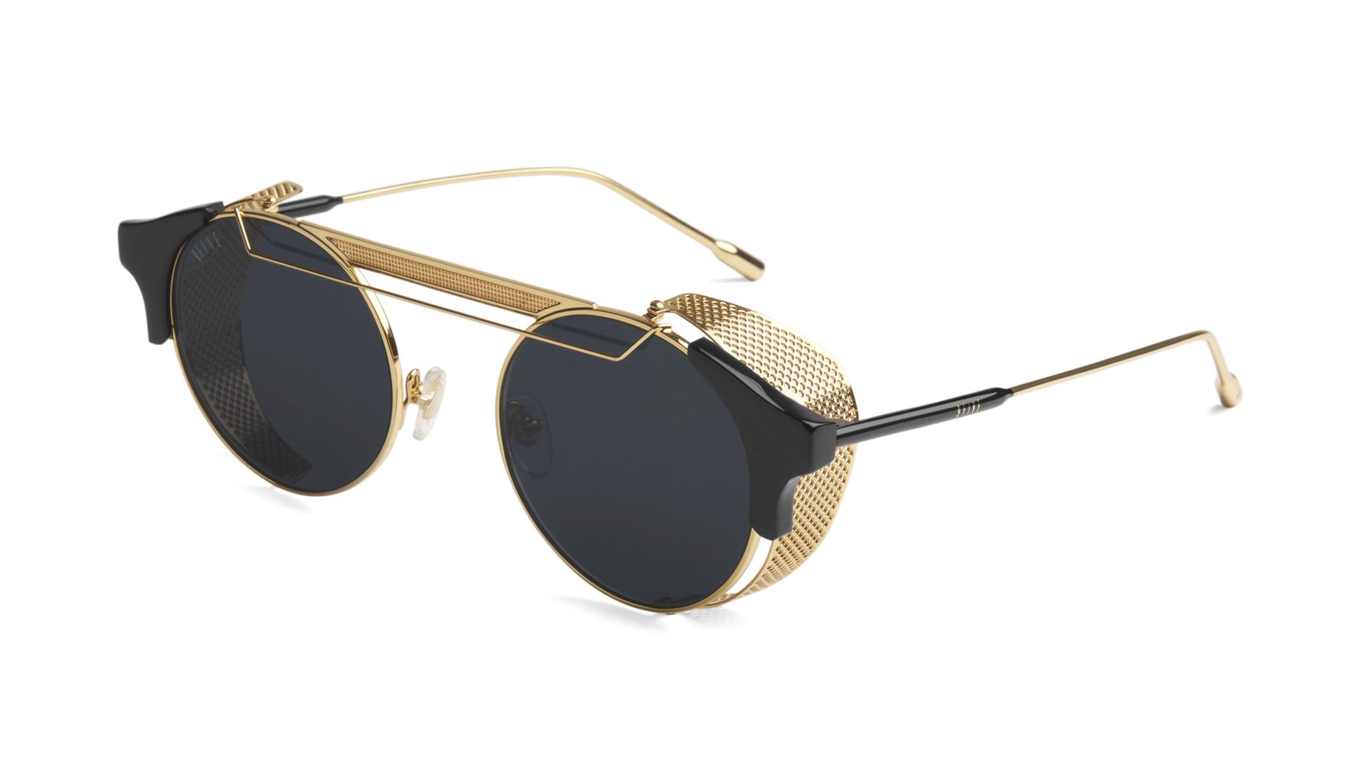 9FIVE 88 Black & 24k Gold Sunglasses