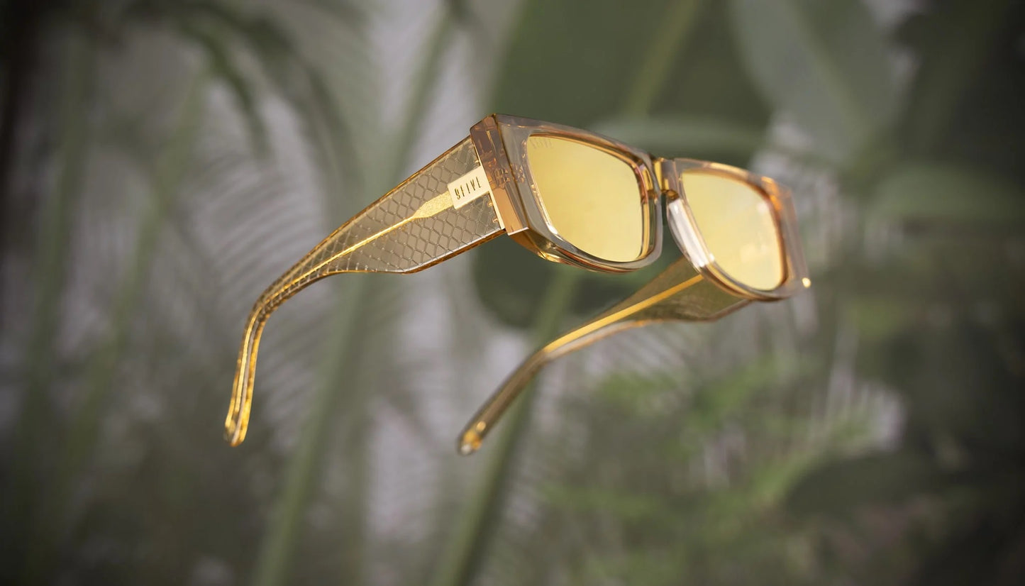 9FIVE Angelo Gold Scale – Reflective Gold Sunglasses - Limited