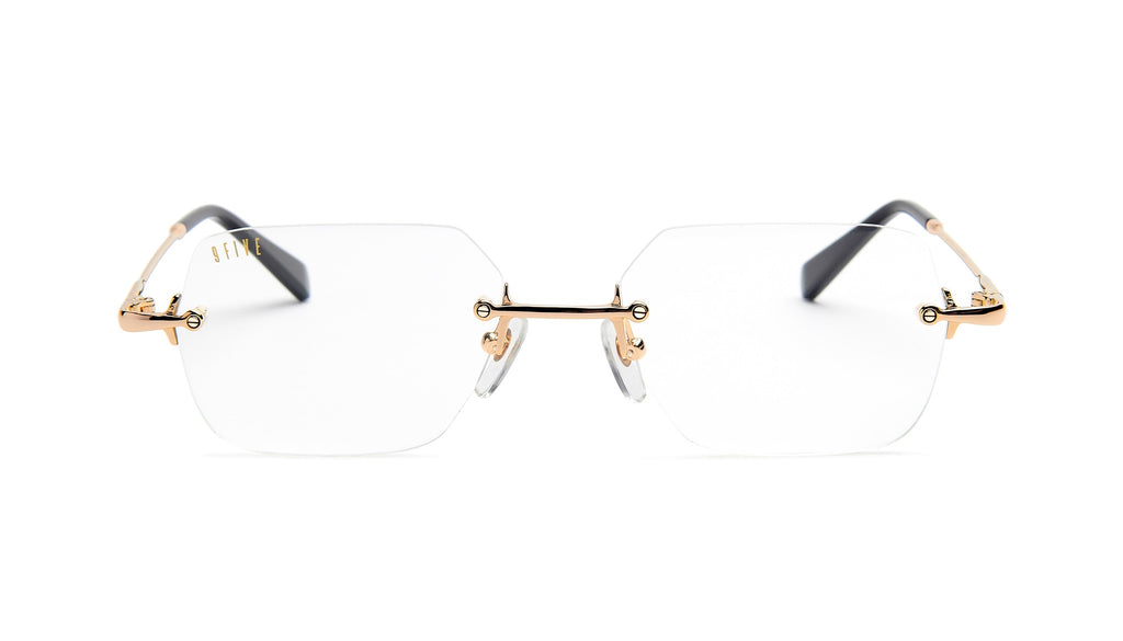 9FIVE Clarity Gold Clear Lens Glasses