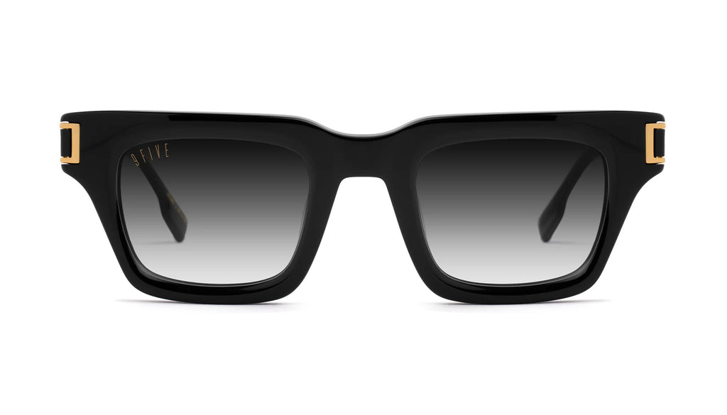 9FIVE Avenue Black & Gold - Gradient Sunglasses