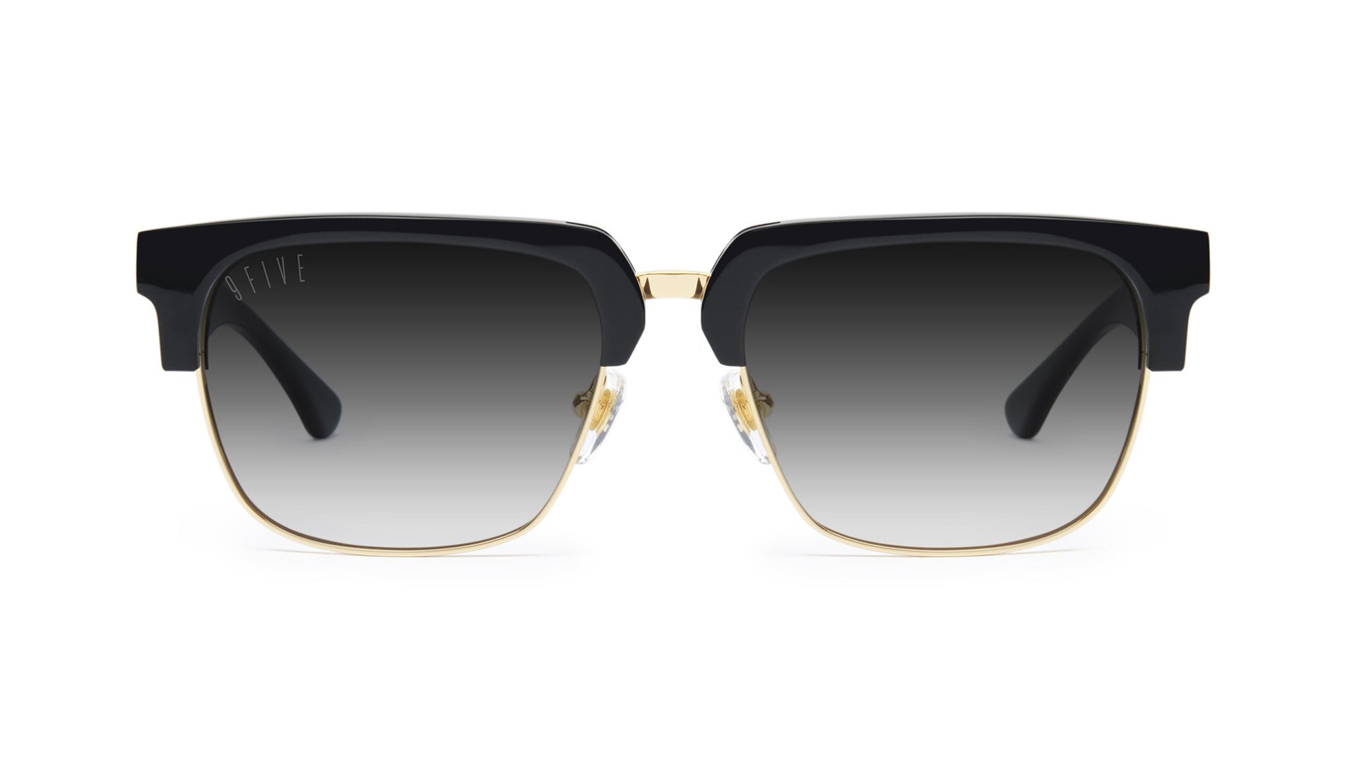 9FIVE Belmont Black & 24K Gold - Gradient Sunglasses