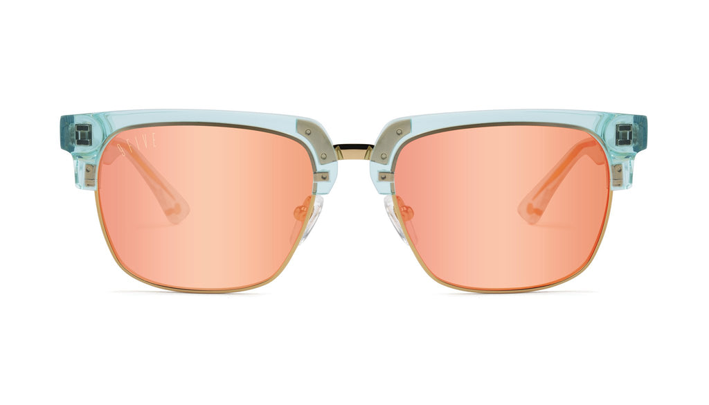 9FIVE Belmont Tiffany & Gold - Reflective Sunglasses - Limited