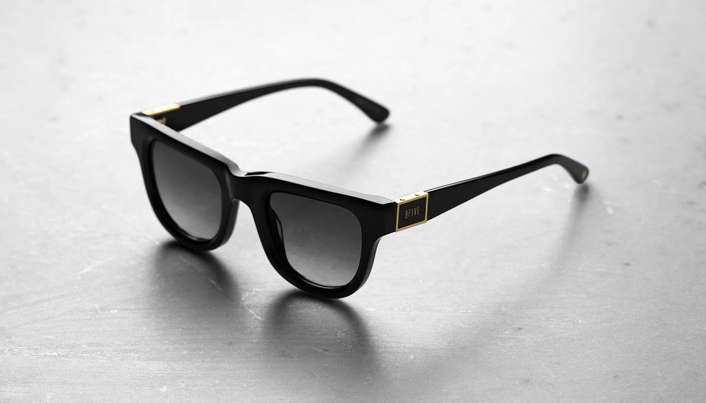 9FIVE Camino Black & Gold – Gradient Sunglasses