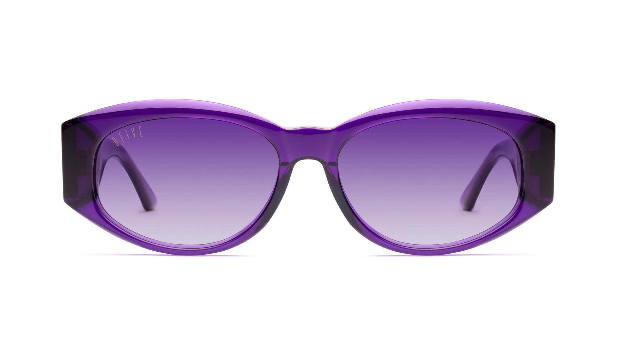 9FIVE St. James Bolt Lite Platinum Purple Gradient Sunglasses| ...