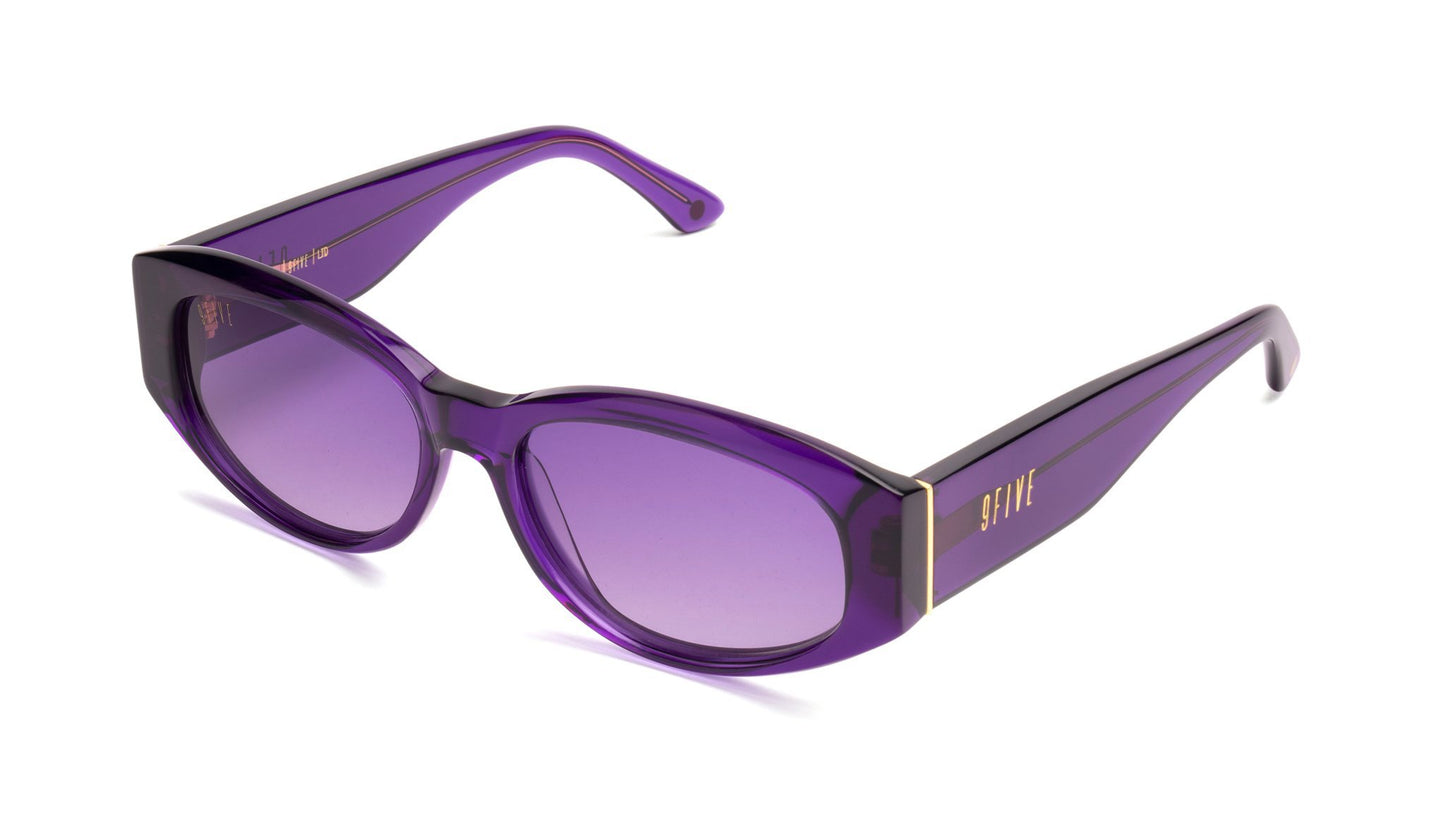 9FIVE Capital Showtime Purple &amp; Gold - Purple Gradient Sunglasses - Limited