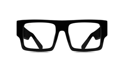 9FIVE Diego Black & Gold Clear Lens Glasses