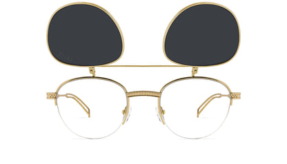9FIVE Dime Flip-Up 24k Gold Sunglasses