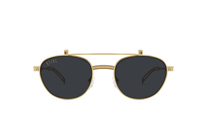 9FIVE Dime Flip-Up 24k Gold Sunglasses