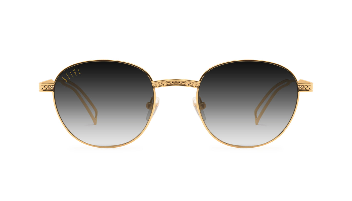 9FIVE Dime Fullrim Gold - Gradient Sunglasses