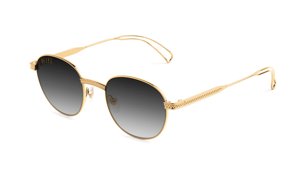 9FIVE Dime Fullrim Gold - Gradient Sunglasses