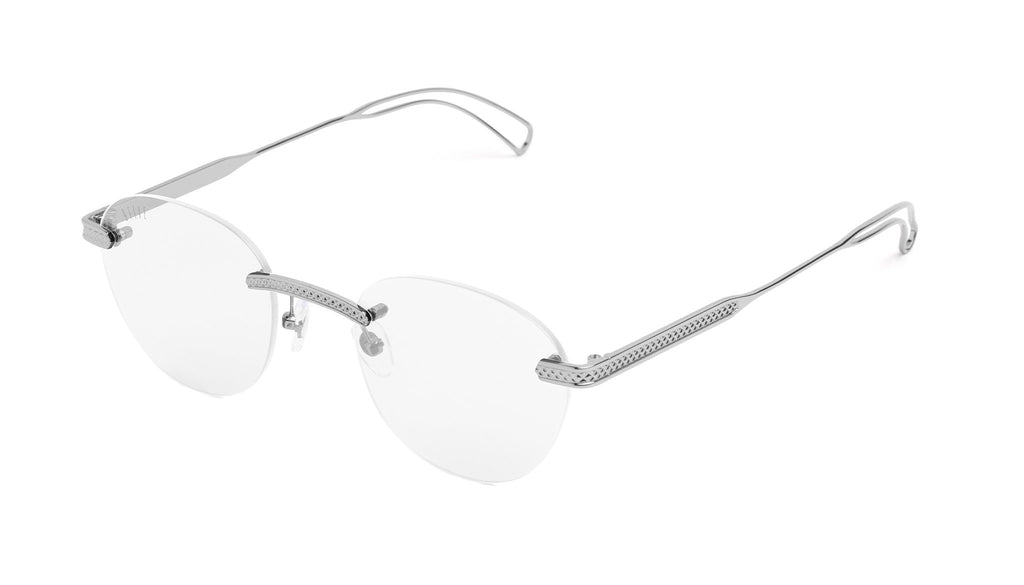 9FIVE Dime Lite Platinum Clear Lens Glasses