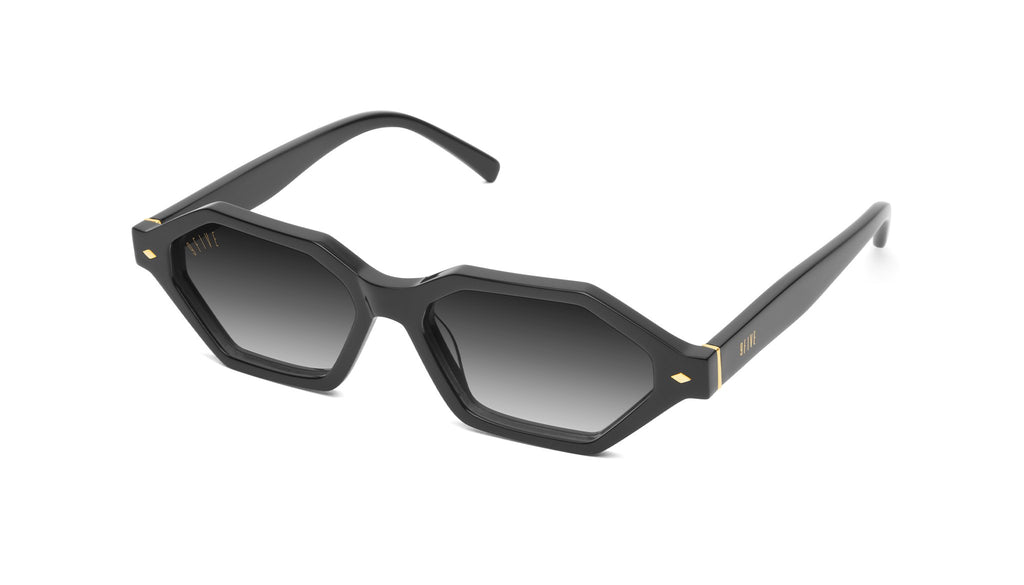 9FIVE Docks Black & Gold - Gradient Sunglasses
