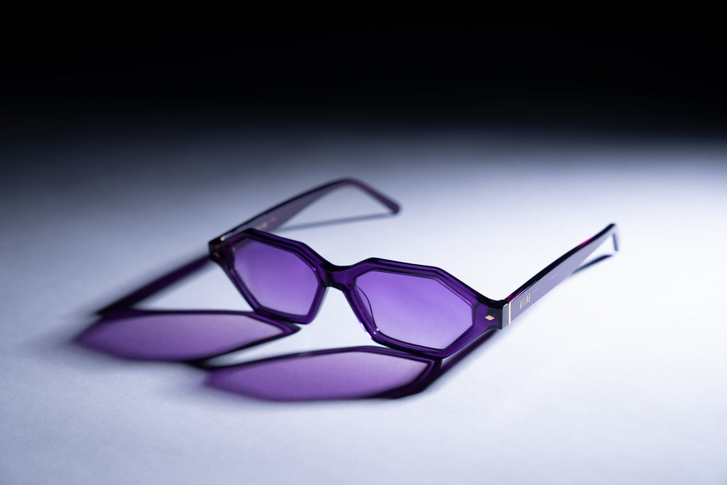 9FIVE Docks Showtime Purple & Gold - Purple Gradient Sunglasses - Limited