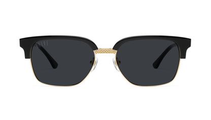 9FIVE Estate Black & 24k Gold Sunglasses