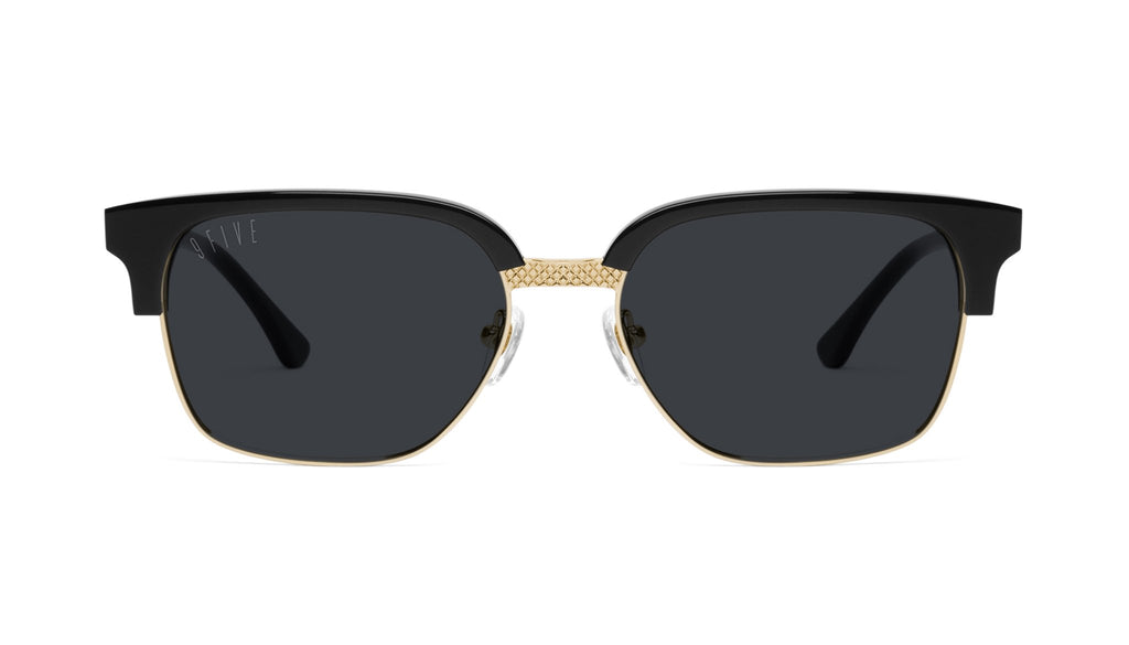 9FIVE Estate Black & 24k Gold Sunglasses