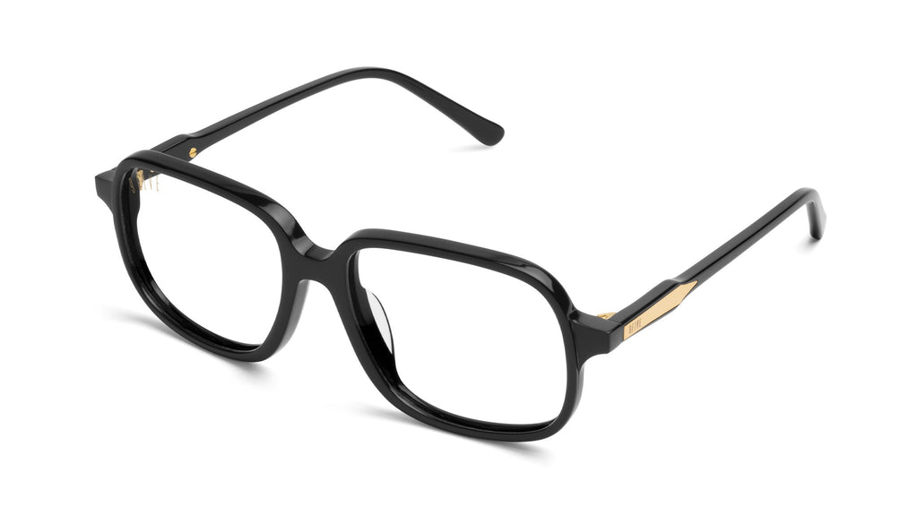 9FIVE Fronts Black & Gold Clear Lens Glasses