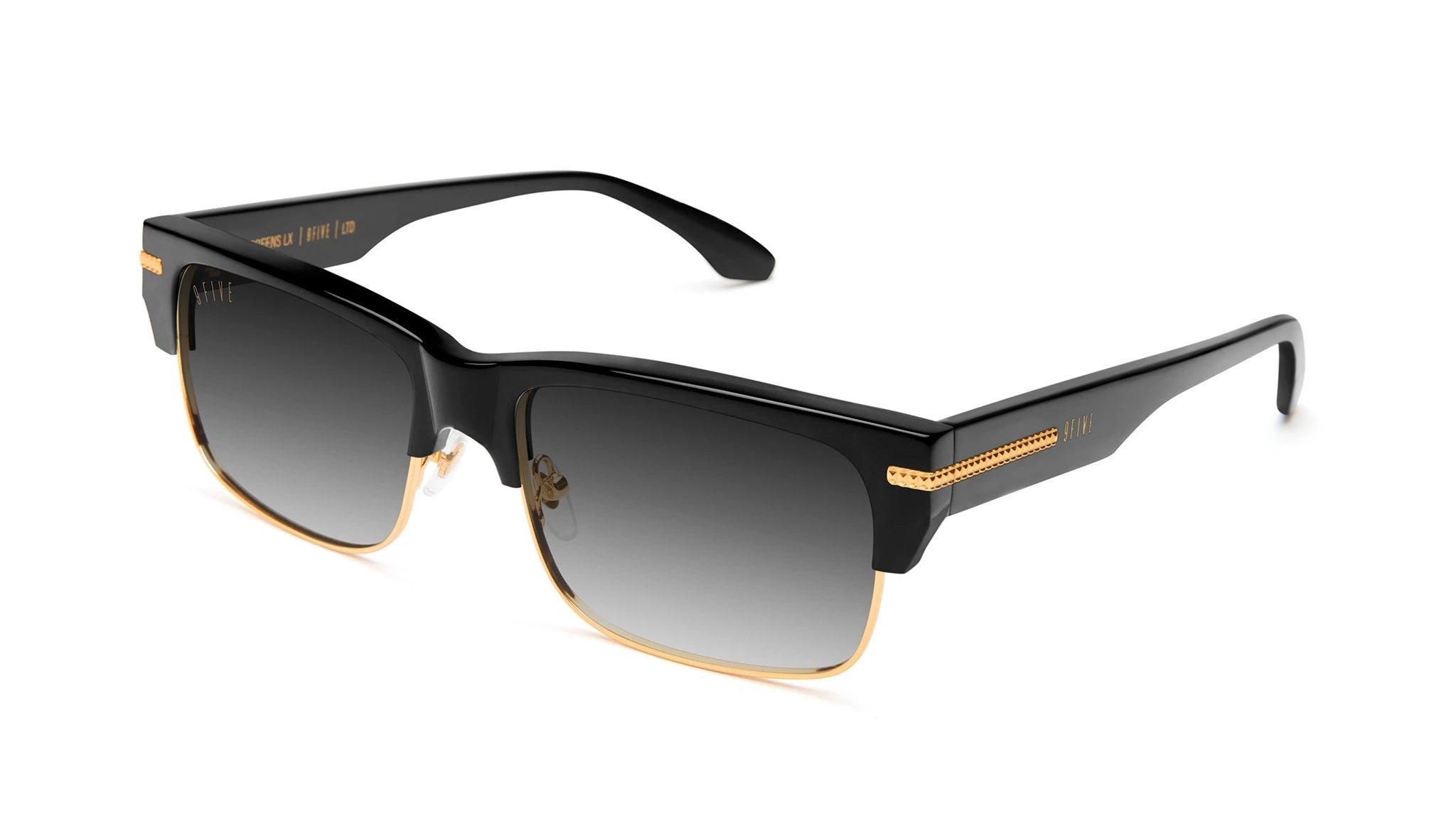 9FIVE Greens LX Black & Gold - Gradient Sunglasses