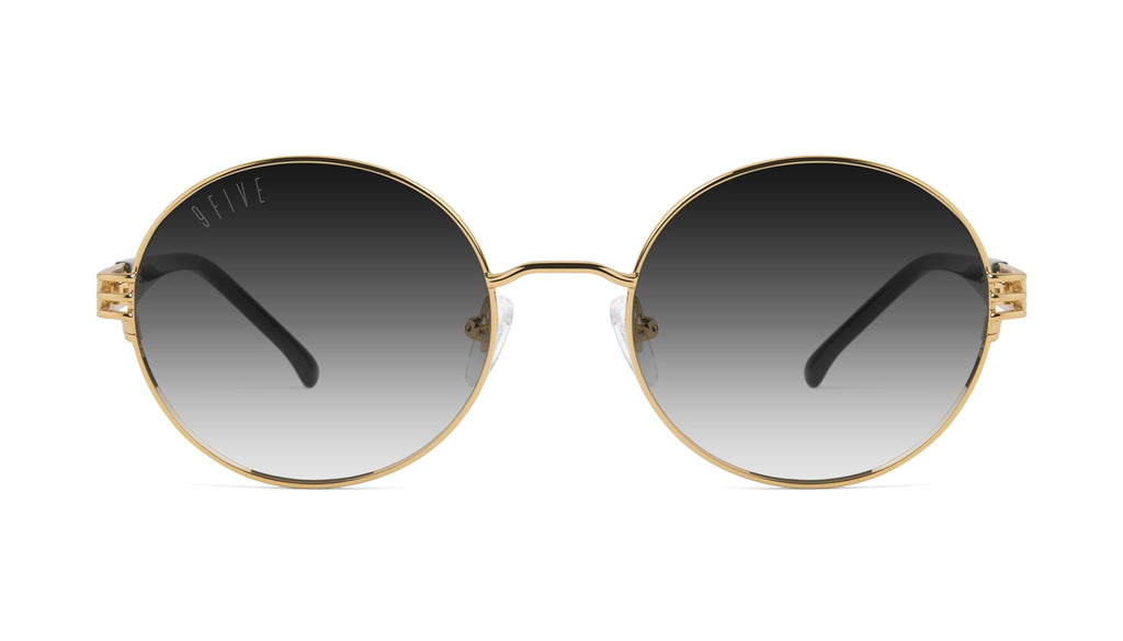 9FIVE Iris Black & 24K Gold - Gradient Sunglasses