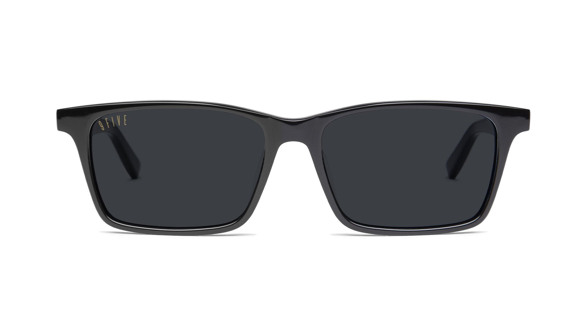 9FIVE La Jolla Black & 24K Gold Sunglasses