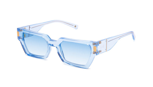 9FIVE Locks Crystal Blue & Gold - Blue Gradient Sunglasses (COLLECTOR)