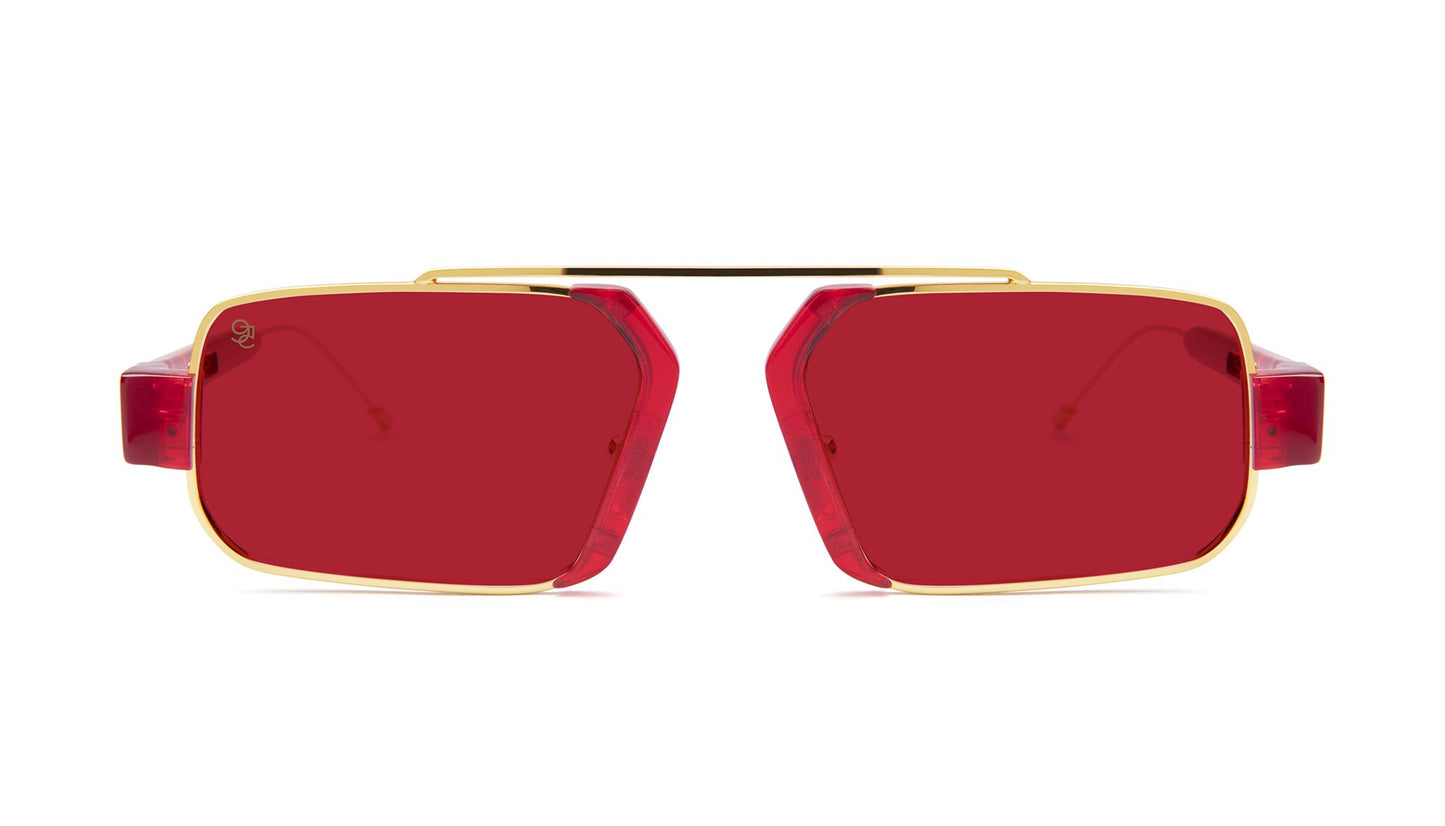 [SECONDE MAIN] 9FIVE Logan Red Eye – Red Sunglasses – Limited